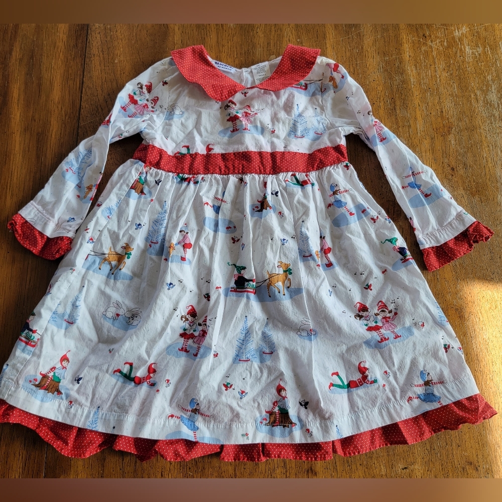 Blueberi Boulevard Christmas Dress - Size 5